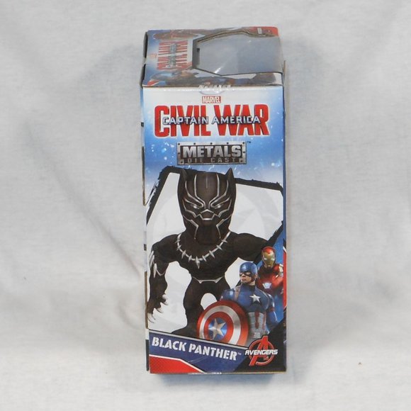 Marvel Die-Cast Metal Action Figure Black Panther Jada Toys - Picture 3 of 4